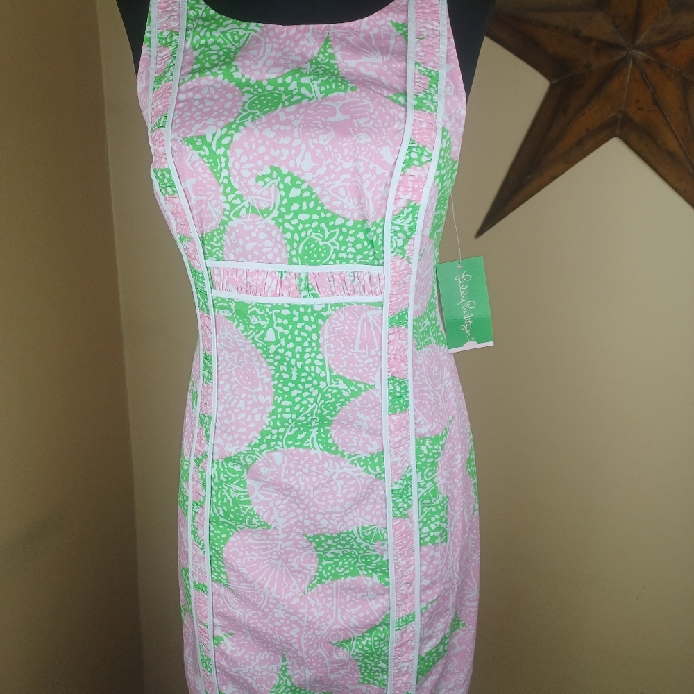 NWR Lilly Pulitzer Fryer Shift Limeade dress